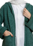 Cactus Pocket Velvet Cardigan
