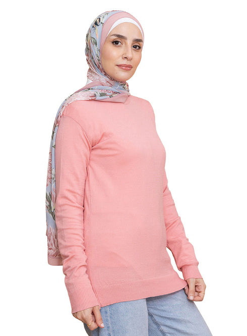 Candy Round Knit Pullover