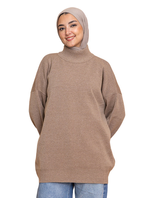 هاف كول اوفر سايز - كابتشينو