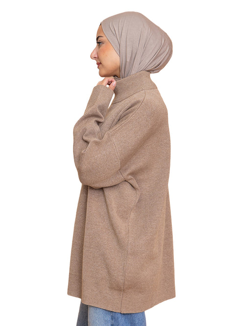 هاف كول اوفر سايز - كابتشينو