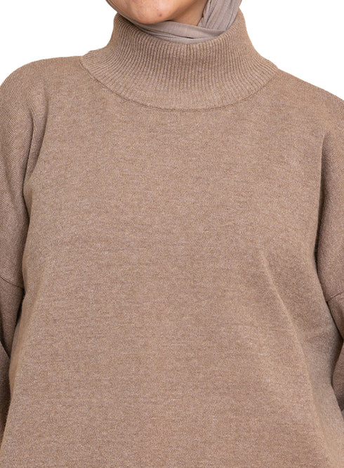 هاف كول اوفر سايز - كابتشينو