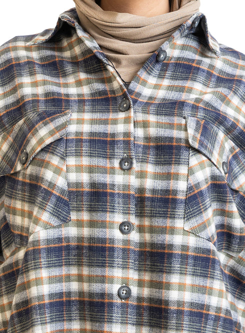 Checkered 16 Pocket O-S Shirt