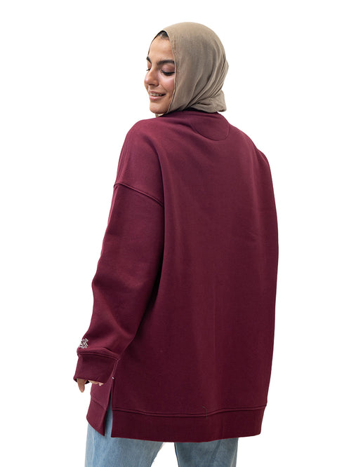 Chili Pepper Long V-Over Size Sw-Round