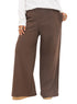 Chocolate Melton Wide Leg (W)