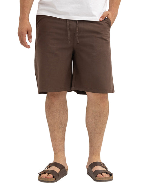 Chocolate linen short