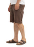 Chocolate linen short