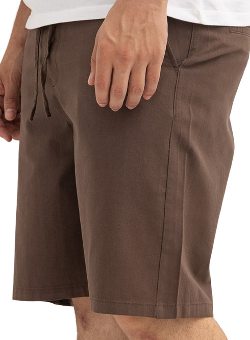 Chocolate linen short