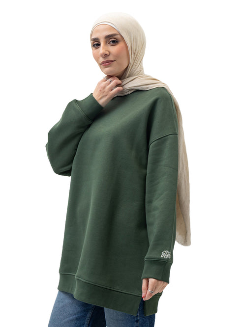 Cilantro Long V-Over Size Sw-Round