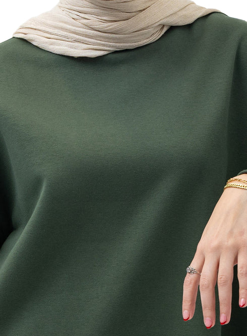 Cilantro Long V-Over Size Sw-Round