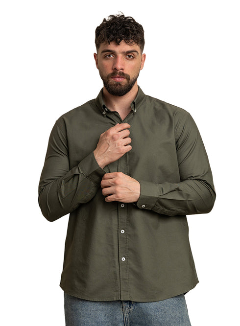Cilantro Oxford Shirt