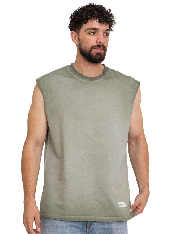 Cilantro Washed Sleeveless T-Shirt