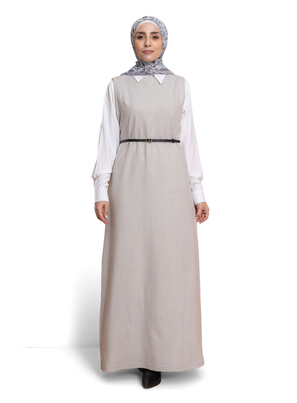 Cloud W-Sleeveless Dress