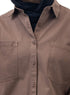 Coffee Cur-Gabardine Shirt
