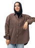 Coffee Cur-Gabardine Shirt
