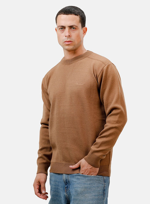 بلوفر برقبة دائرية تصميم 2451 - كافية