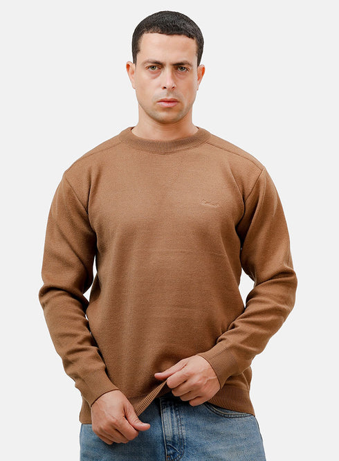 بلوفر برقبة دائرية تصميم 2451 - كافية