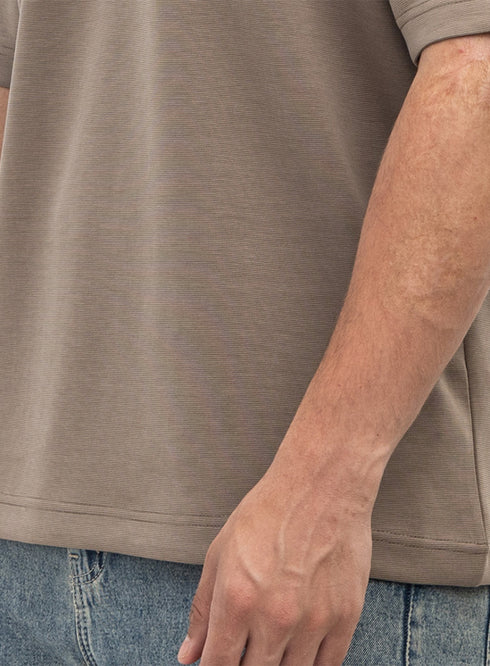Coffee Design 3071 NF-Polo Neck T-Shirt
