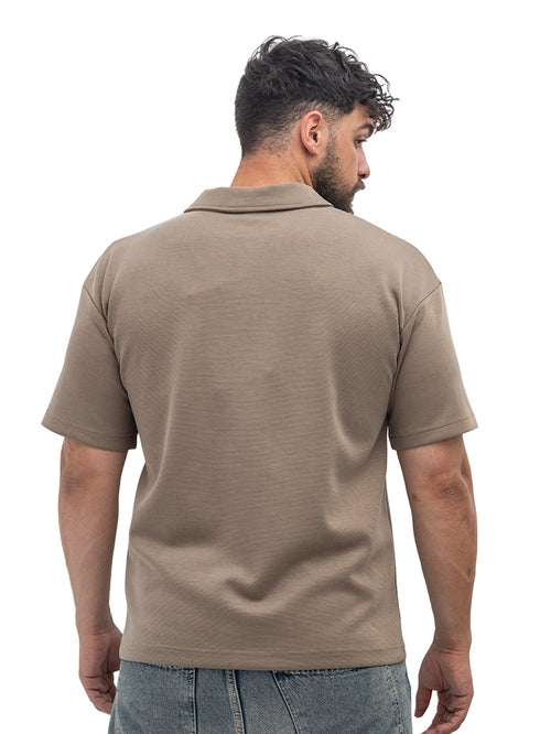 Coffee Design 3089 NF-Polo Neck T-Shirt