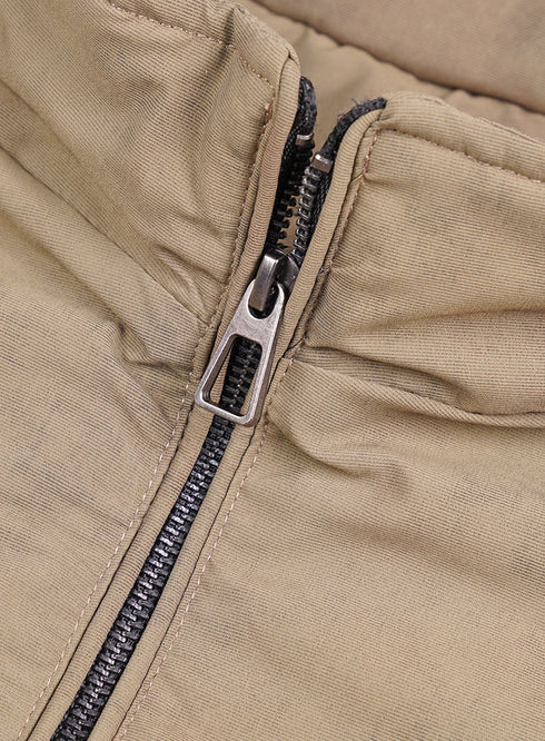 Coffee Gabardine Jacket 2