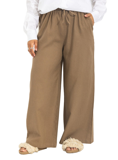 Coffee RD-Linen Pants