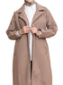 Coffee RD-Long Feather Coat