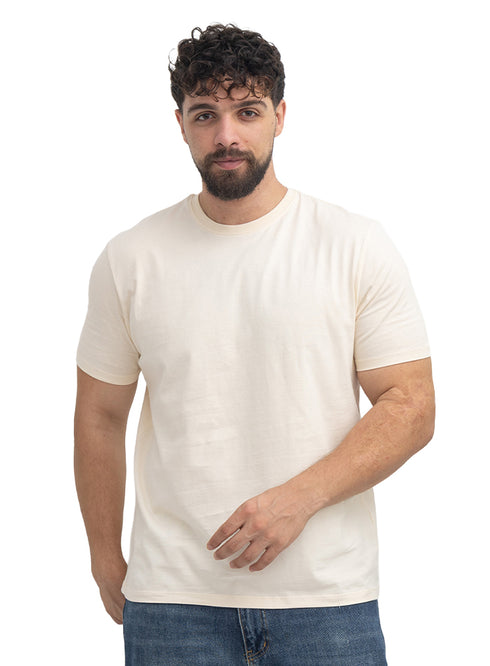 Creamy Relaxed Round T-Shirt
