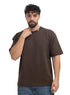 Dark Brown Design 1033 NF-Round T-Shirt