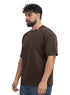 Dark Brown Design 1033 NF-Round T-Shirt