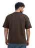Dark Brown Design 1033 NF-Round T-Shirt