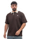 Dark Brown Design 3069 NF-Polo Neck T-Shirt