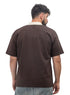 Dark Brown Design 3069 NF-Polo Neck T-Shirt