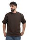 Dark Brown Design 4059 NF-Round T-Shirt