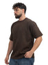 Dark Brown Design 4059 NF-Round T-Shirt