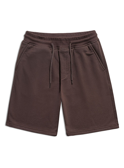 Dark Brown Melton Short