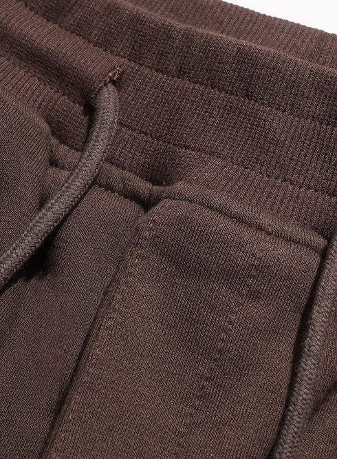 Dark Brown Melton Short