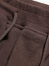 Dark Brown Melton Short
