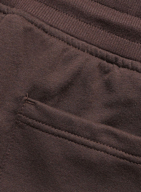 Dark Brown Melton Short