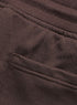 Dark Brown Melton Short