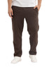 Dark Brown Melton Wide Leg
