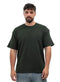 Dark Green NP-Over Size Round T-Shirt