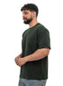 Dark Green NP-Over Size Round T-Shirt