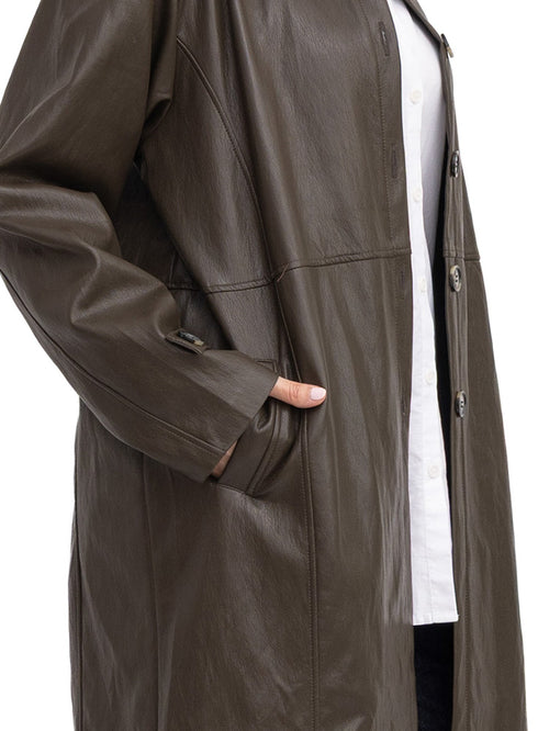 Dark Olive - GS-Leather Coat