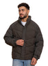 Dark Olive Puffer Jacket 6
