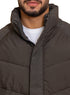 Dark Olive Puffer Jacket 6