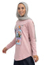 Dusky Orchid-Design 8 Printed Long-Sleeve