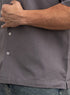 Forest Grey Tennis Collar Linen Shirt