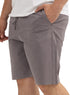 Forest Grey linen short