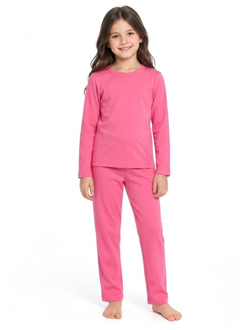 Fuchsia Pink Kids Thermal Set