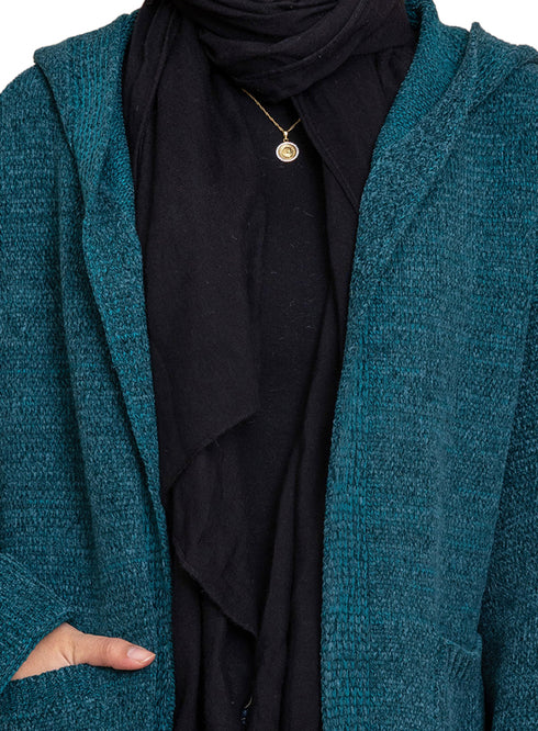 كارديجان قطيفة بجيب - جرين اوليف