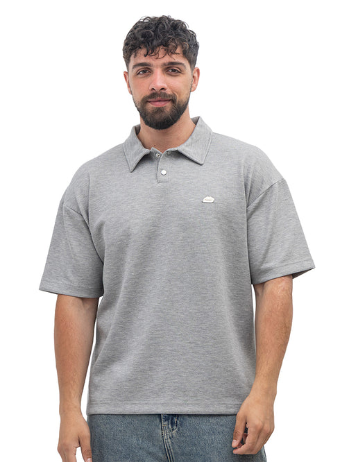 Grey Design 3071 NF-Polo Neck T-Shirt
